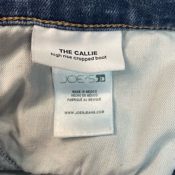 Joe’s Jeans The Callie Cropped Boot Jeans Blue - Picture 6 of 8